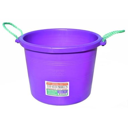 TUFF STUFF PRODUCTS Tuff Stuff Products MCK-PR 70 qt. Muck Bucket; Purple MCK-PR